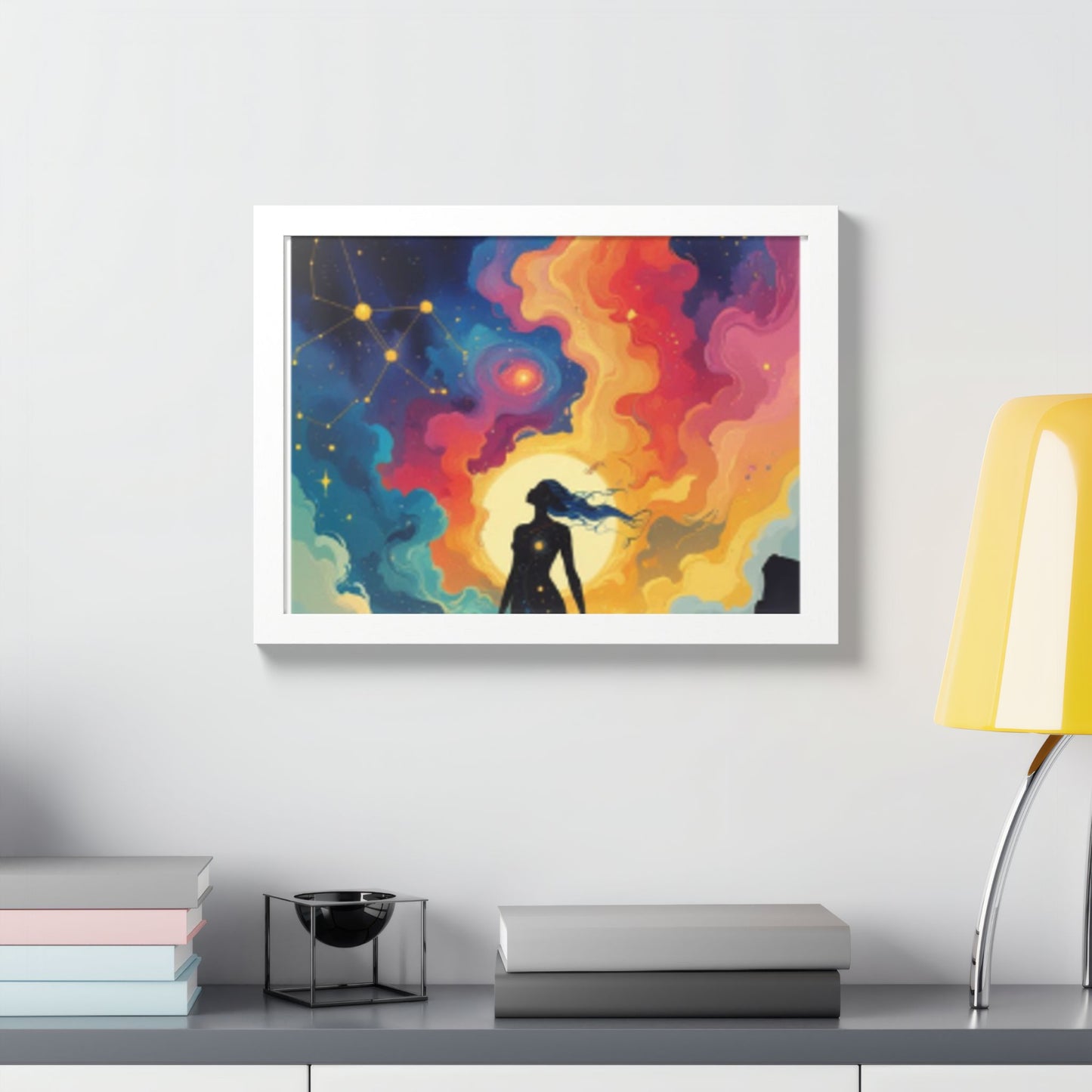 Framed Poster, Multi-Color