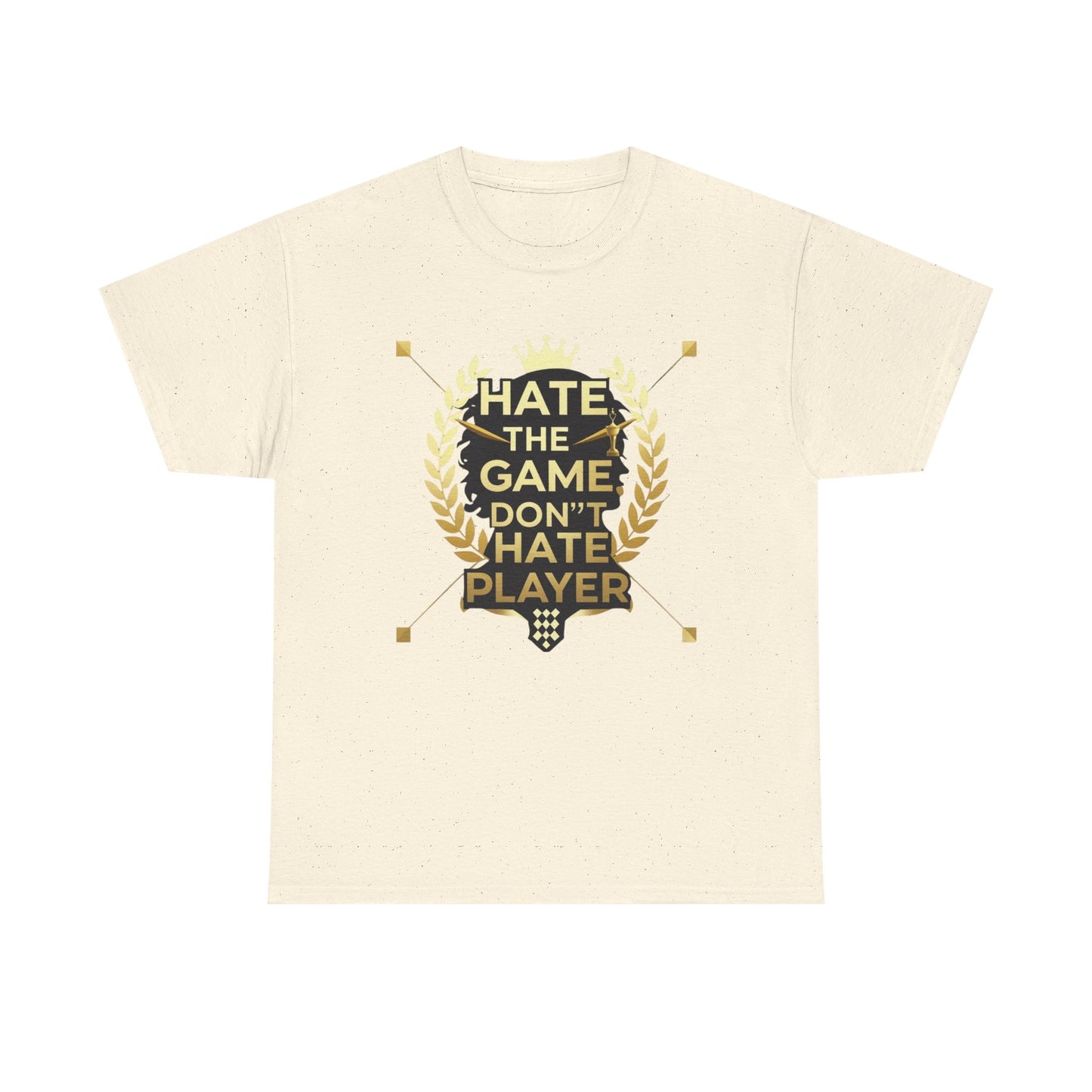 Hate the Game Don't Hate the Player T-Shirt — Gamer Quote Graphic Tee