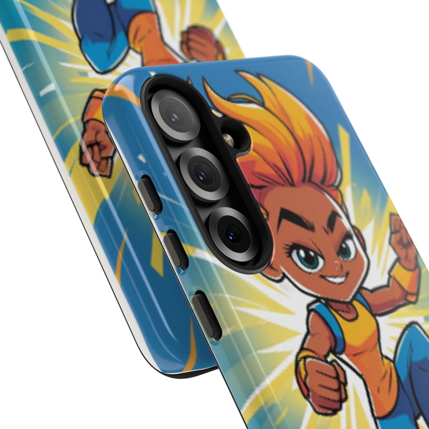 Phone Case — Bold Superhero Girl Design ("Tough Cases")