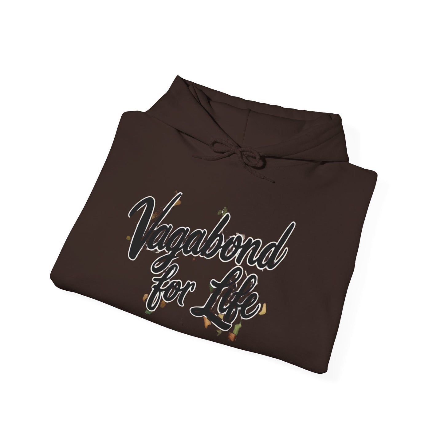 Vagabond for Life Hoodie — Vintage Wanderer Graphic Travel Hoodie
