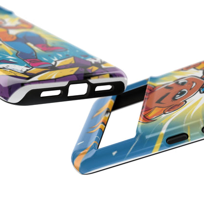 Phone Case — Bold Superhero Girl Design ("Tough Cases")