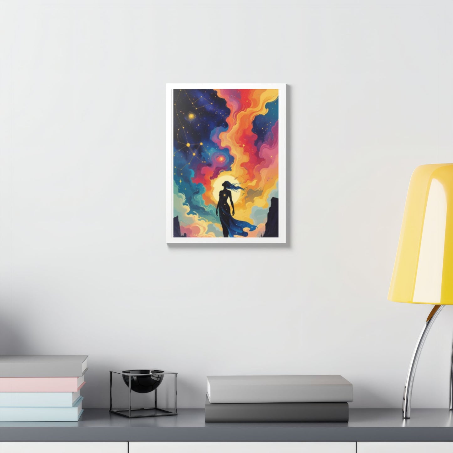 Framed Poster, Multi-Color