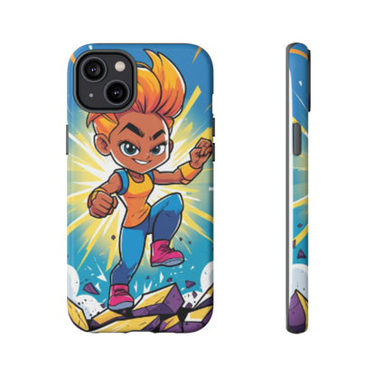 Phone Case — Bold Superhero Girl Design ("Tough Cases")
