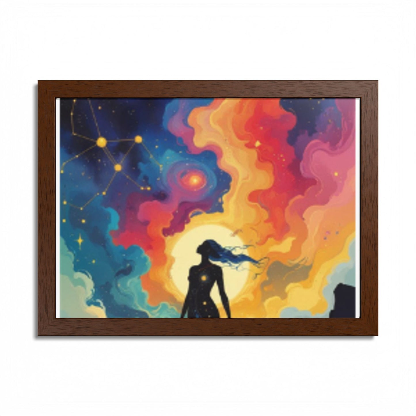 Framed Poster, Multi-Color