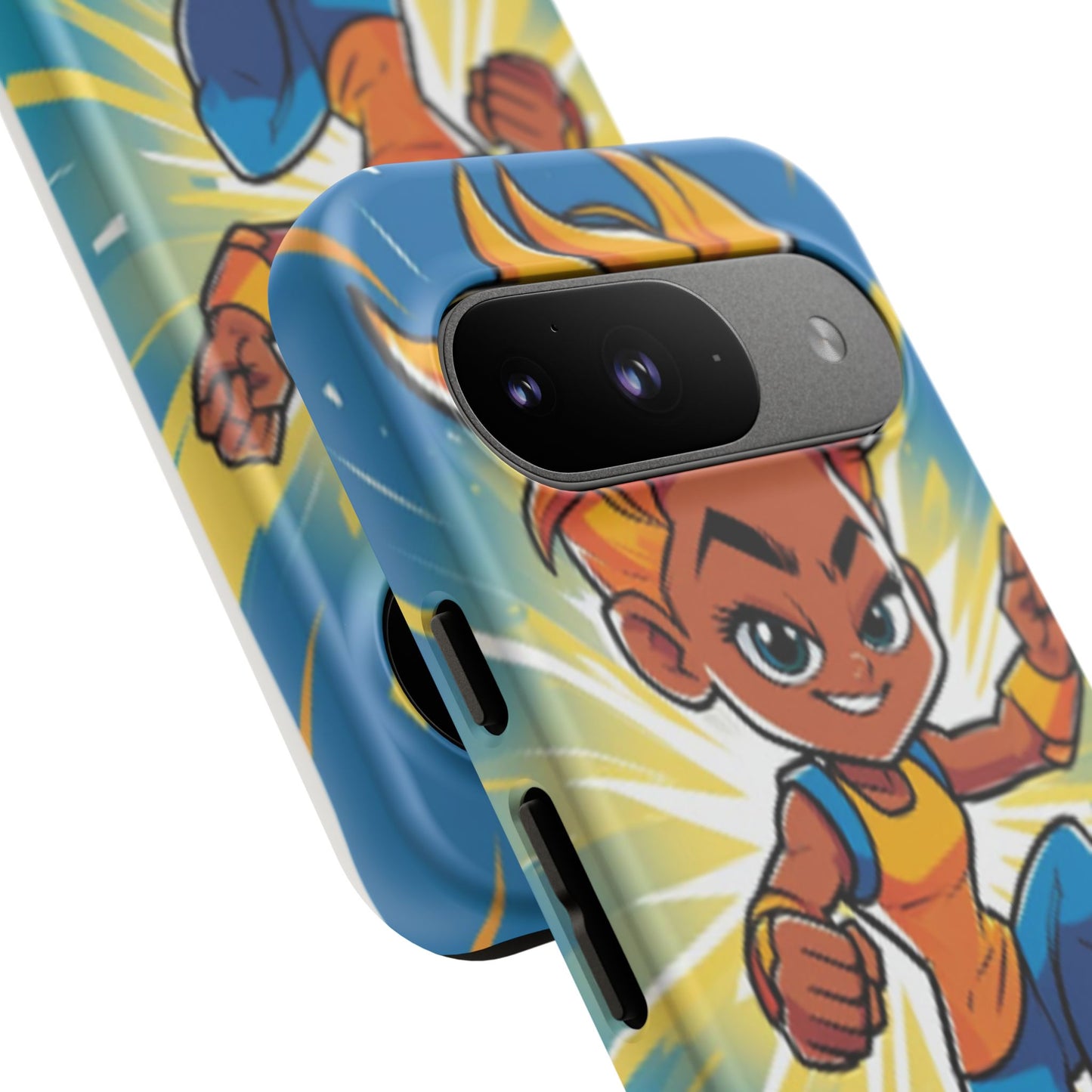 Phone Case — Bold Superhero Girl Design ("Tough Cases")