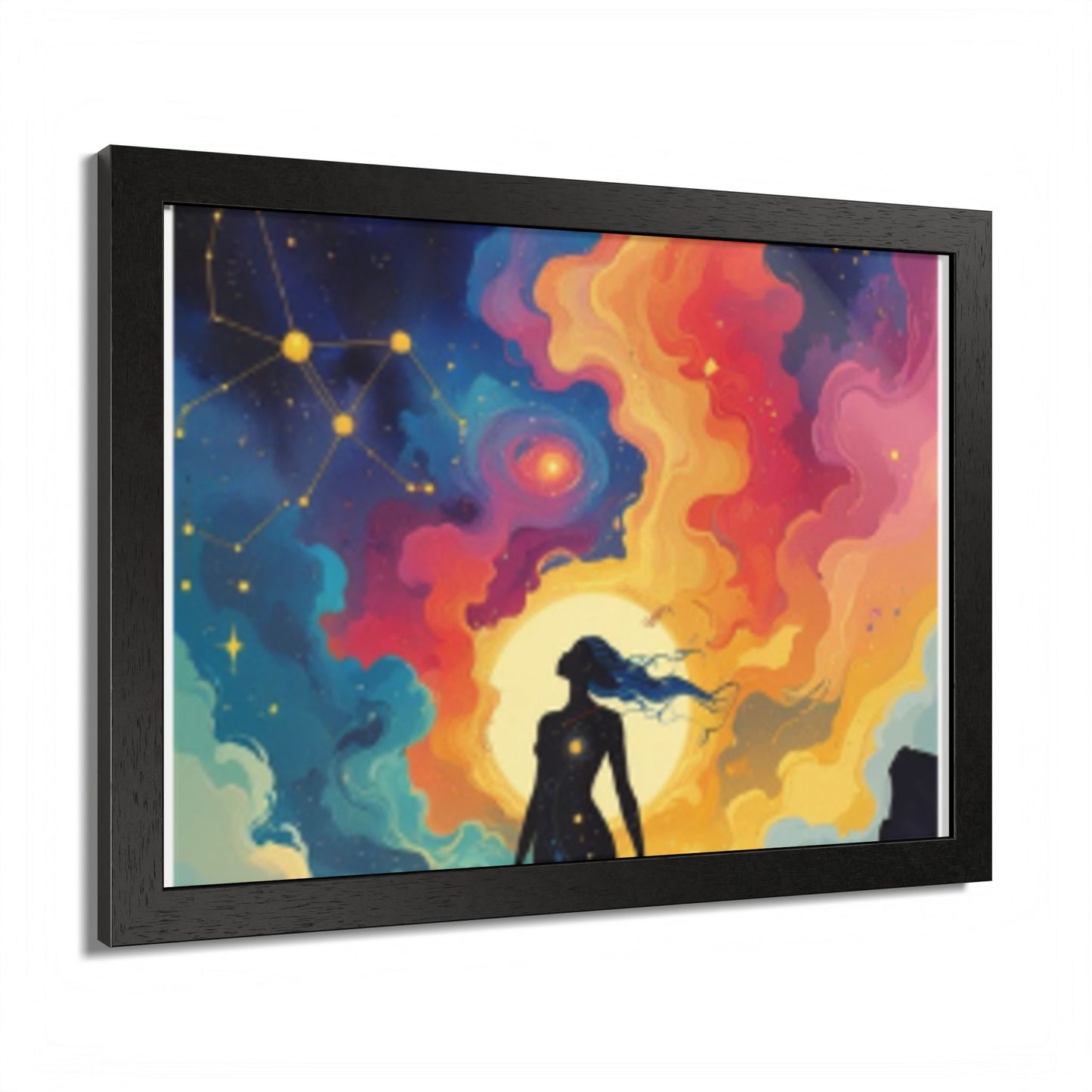 Framed Poster, Multi-Color