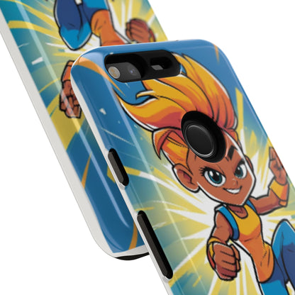 Phone Case — Bold Superhero Girl Design ("Tough Cases")