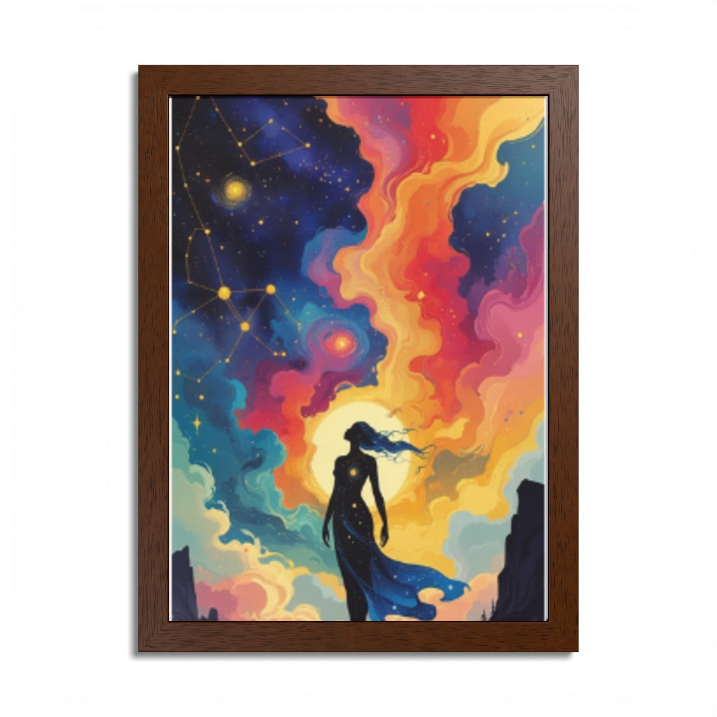 Framed Poster, Multi-Color