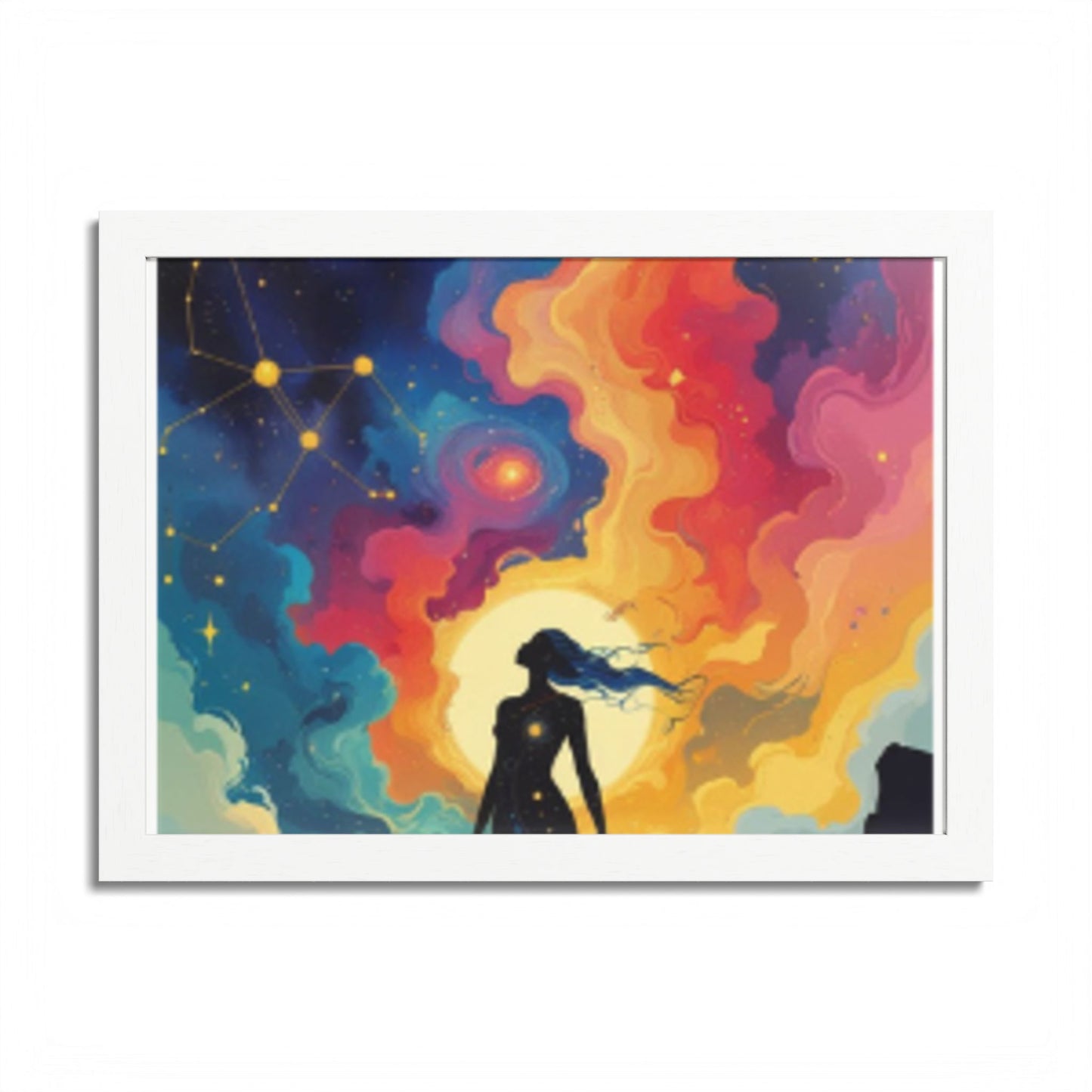 Framed Poster, Multi-Color