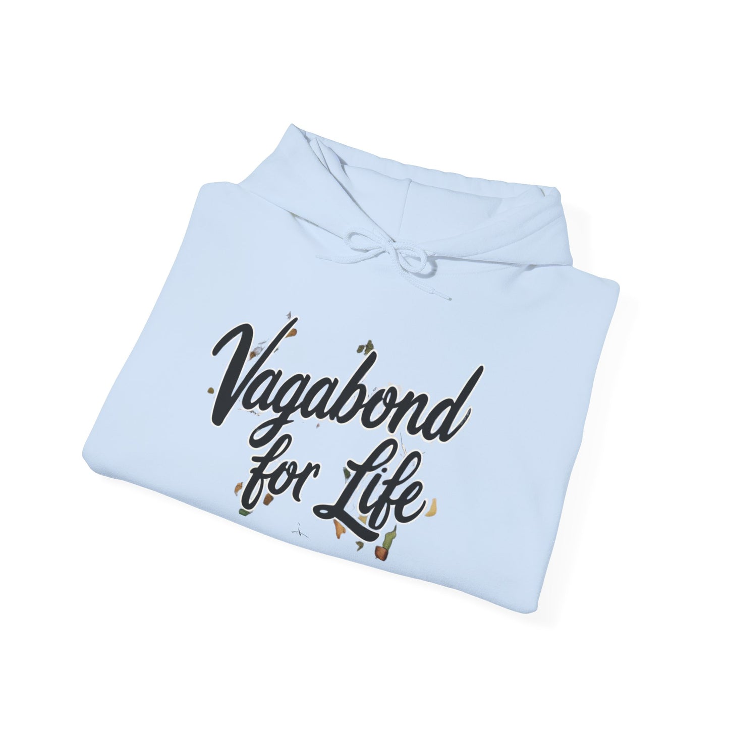 Vagabond for Life Hoodie — Vintage Wanderer Graphic Travel Hoodie