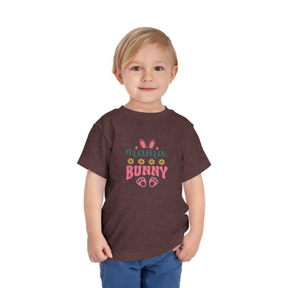 Mama Bunny Toddler Tee – Easter Spring Baby Shirt with Bunny Ears & Paw Print