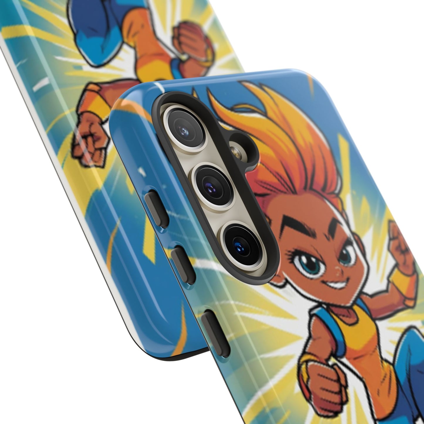 Phone Case — Bold Superhero Girl Design ("Tough Cases")