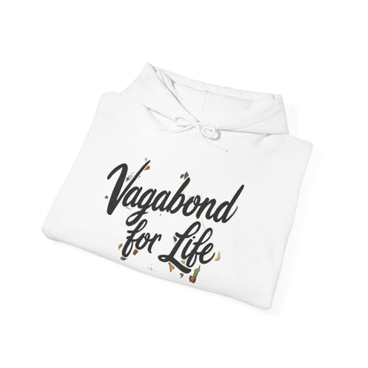 Vagabond for Life Hoodie — Vintage Wanderer Graphic Travel Hoodie