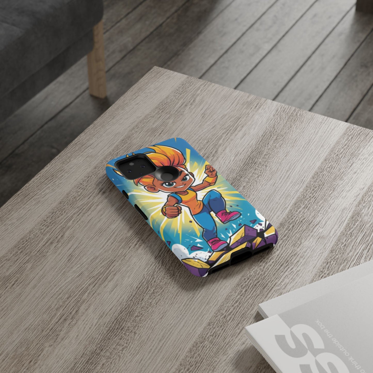 Phone Case — Bold Superhero Girl Design ("Tough Cases")