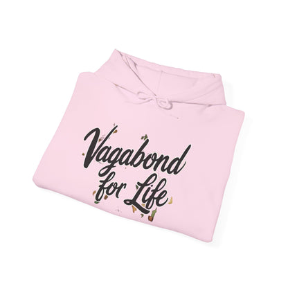 Vagabond for Life Hoodie — Vintage Wanderer Graphic Travel Hoodie