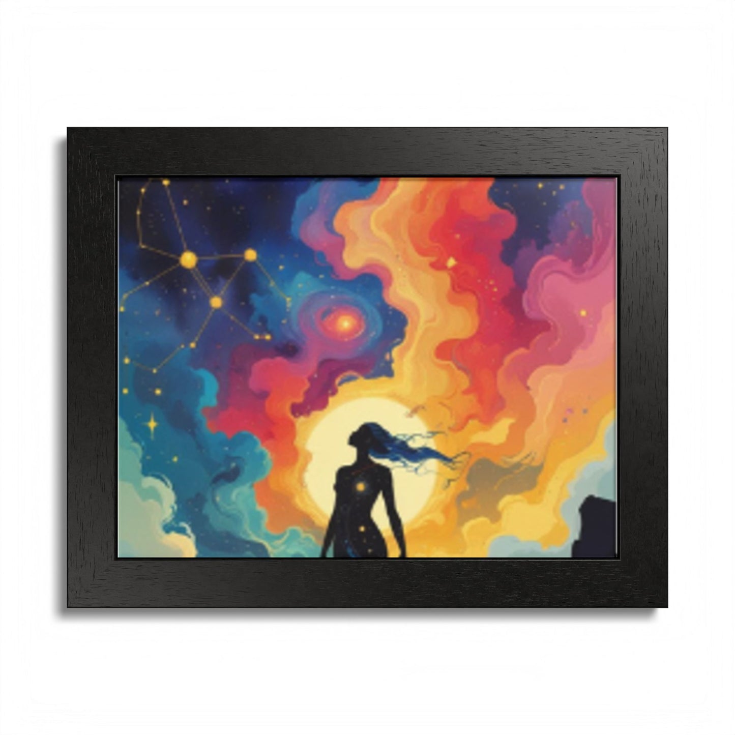 Framed Poster, Multi-Color