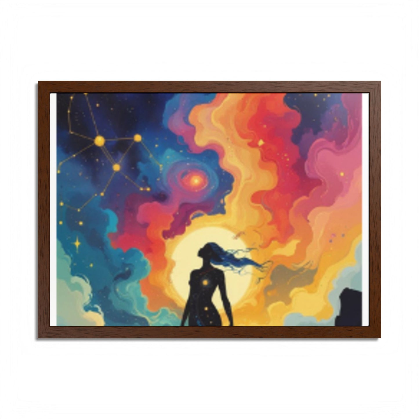 Framed Poster, Multi-Color