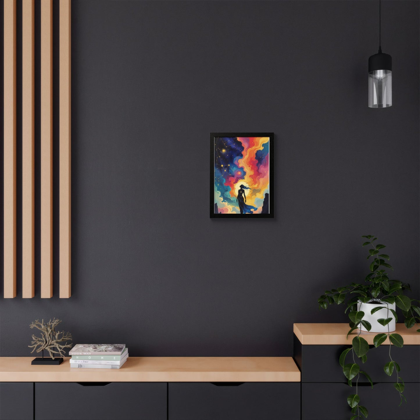 Framed Poster, Multi-Color