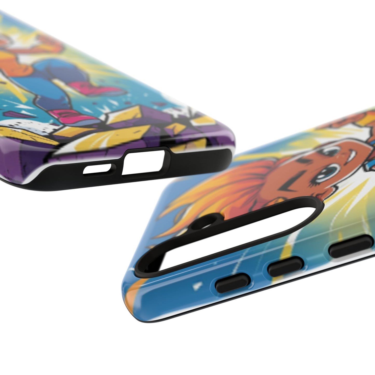 Phone Case — Bold Superhero Girl Design ("Tough Cases")