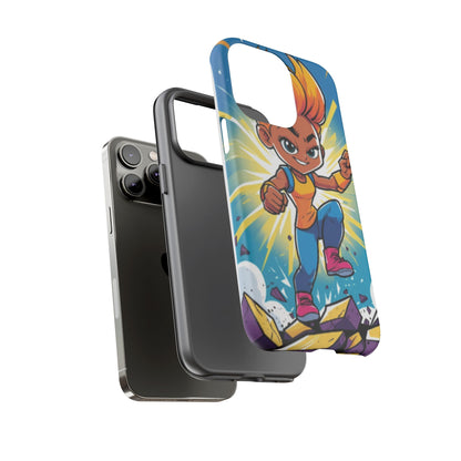 Phone Case — Bold Superhero Girl Design ("Tough Cases")