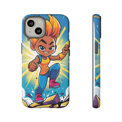 Phone Case — Bold Superhero Girl Design ("Tough Cases")