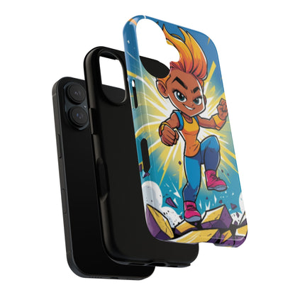 Phone Case — Bold Superhero Girl Design ("Tough Cases")