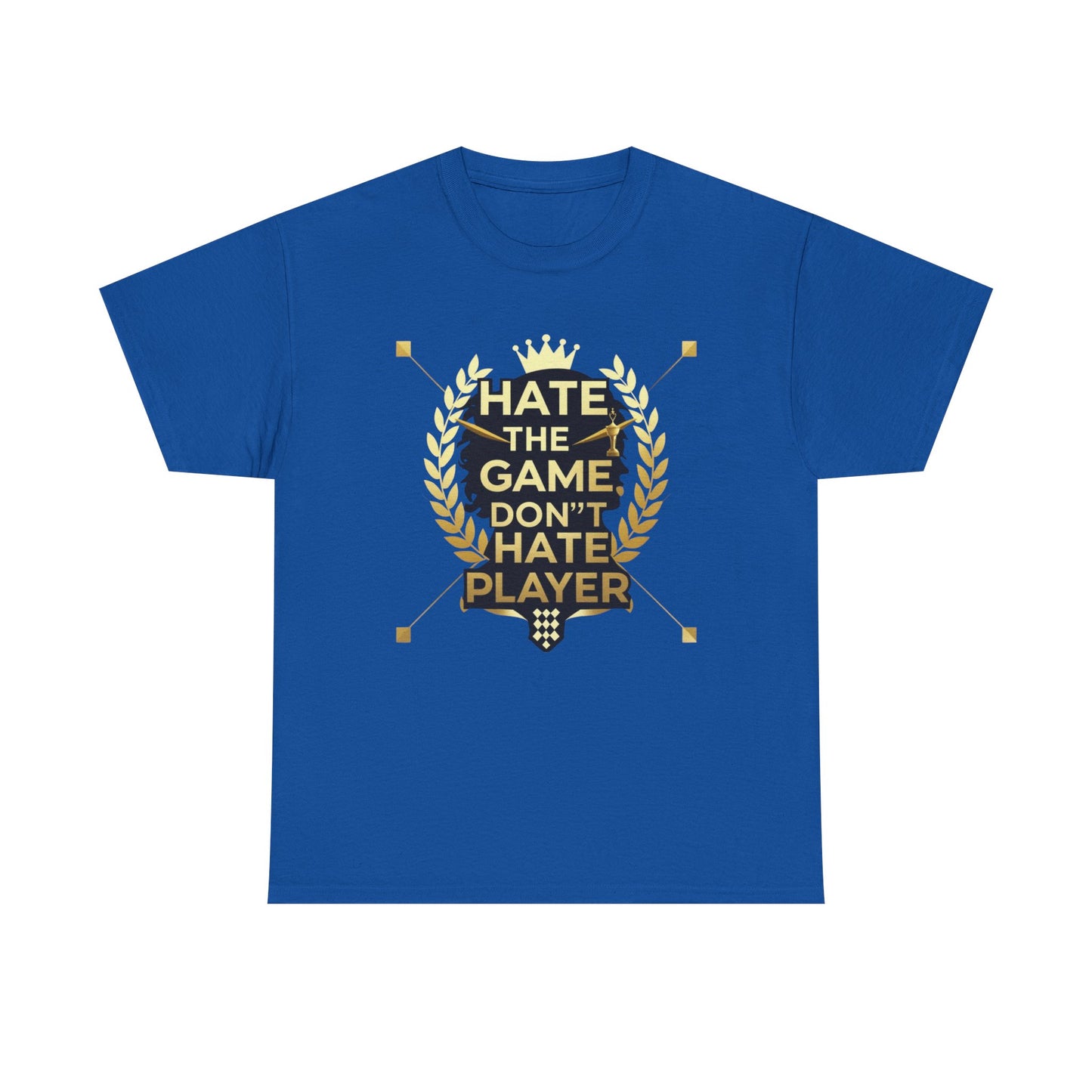 Hate the Game Don't Hate the Player T-Shirt — Gamer Quote Graphic Tee