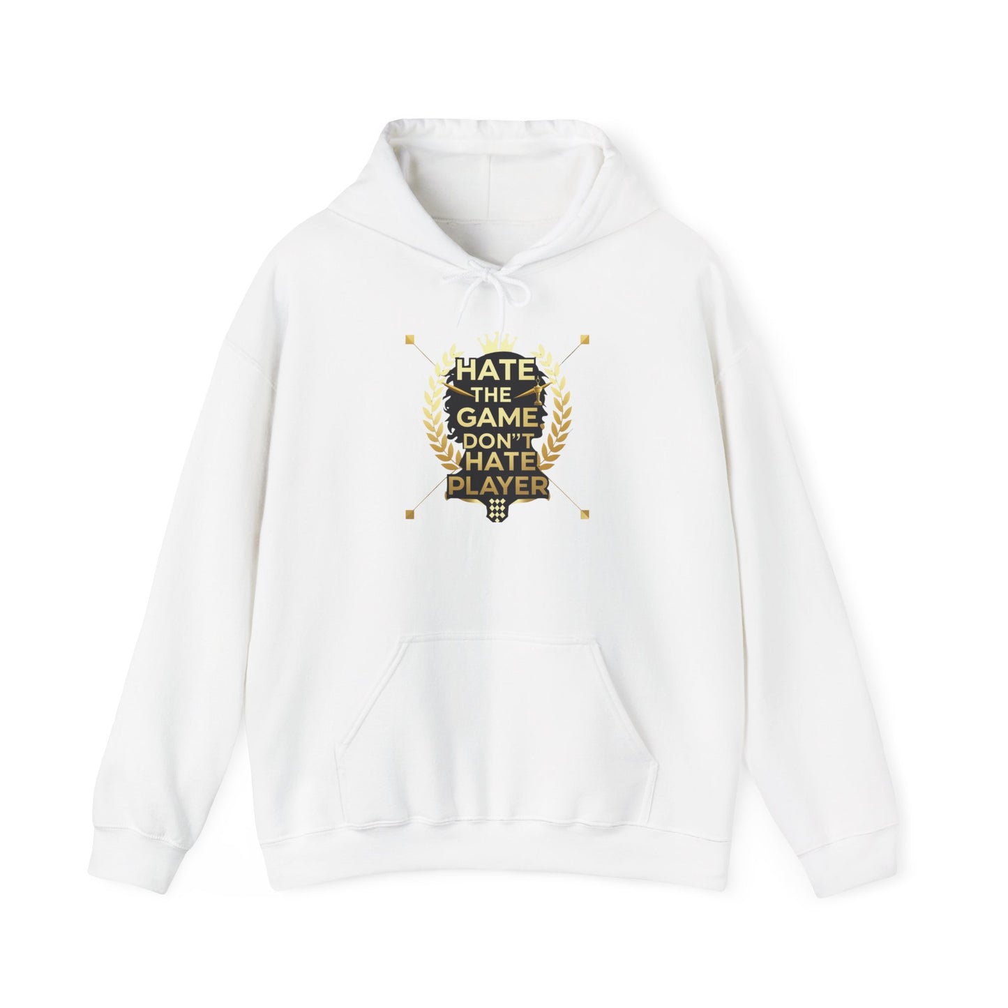 Hate the Game Don’t Hate the Player Hoodie — Gamer Quote Pullover
