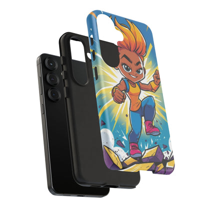 Phone Case — Bold Superhero Girl Design ("Tough Cases")