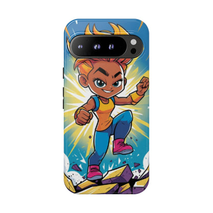 Phone Case — Bold Superhero Girl Design ("Tough Cases")