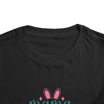 Mama Bunny Toddler Tee – Easter Spring Baby Shirt with Bunny Ears & Paw Print