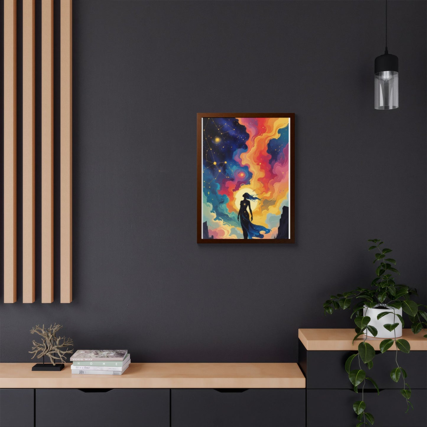 Framed Poster, Multi-Color