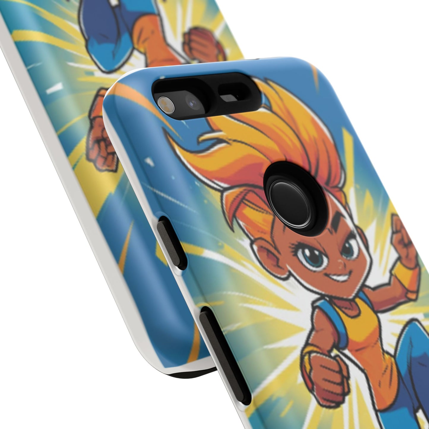Phone Case — Bold Superhero Girl Design ("Tough Cases")