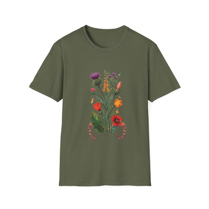 Floral Bouquet Graphic T-Shirt