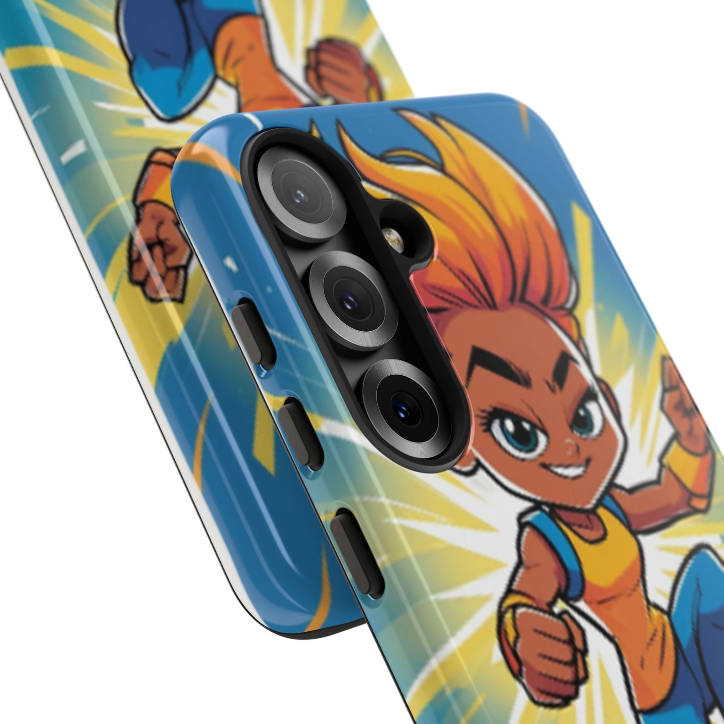 Phone Case — Bold Superhero Girl Design ("Tough Cases")