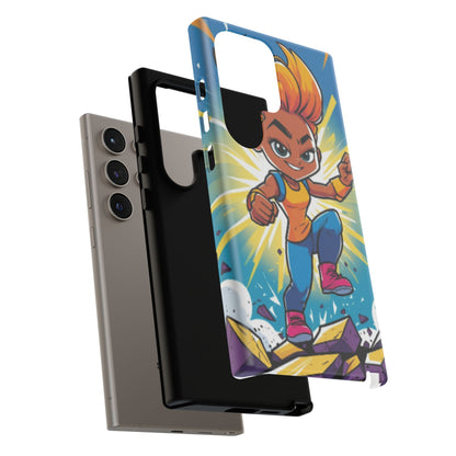 Phone Case — Bold Superhero Girl Design ("Tough Cases")