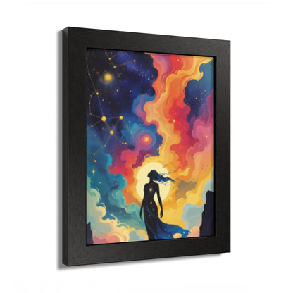 Framed Poster, Multi-Color