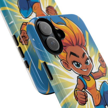 Phone Case — Bold Superhero Girl Design ("Tough Cases")