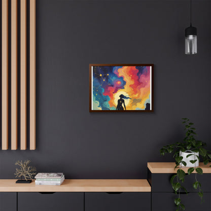 Framed Poster, Multi-Color