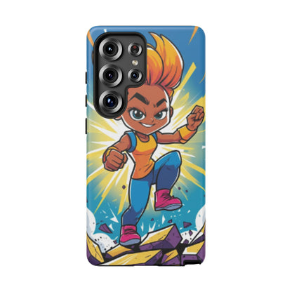 Phone Case — Bold Superhero Girl Design ("Tough Cases")
