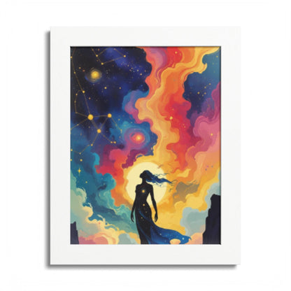 Framed Poster, Multi-Color