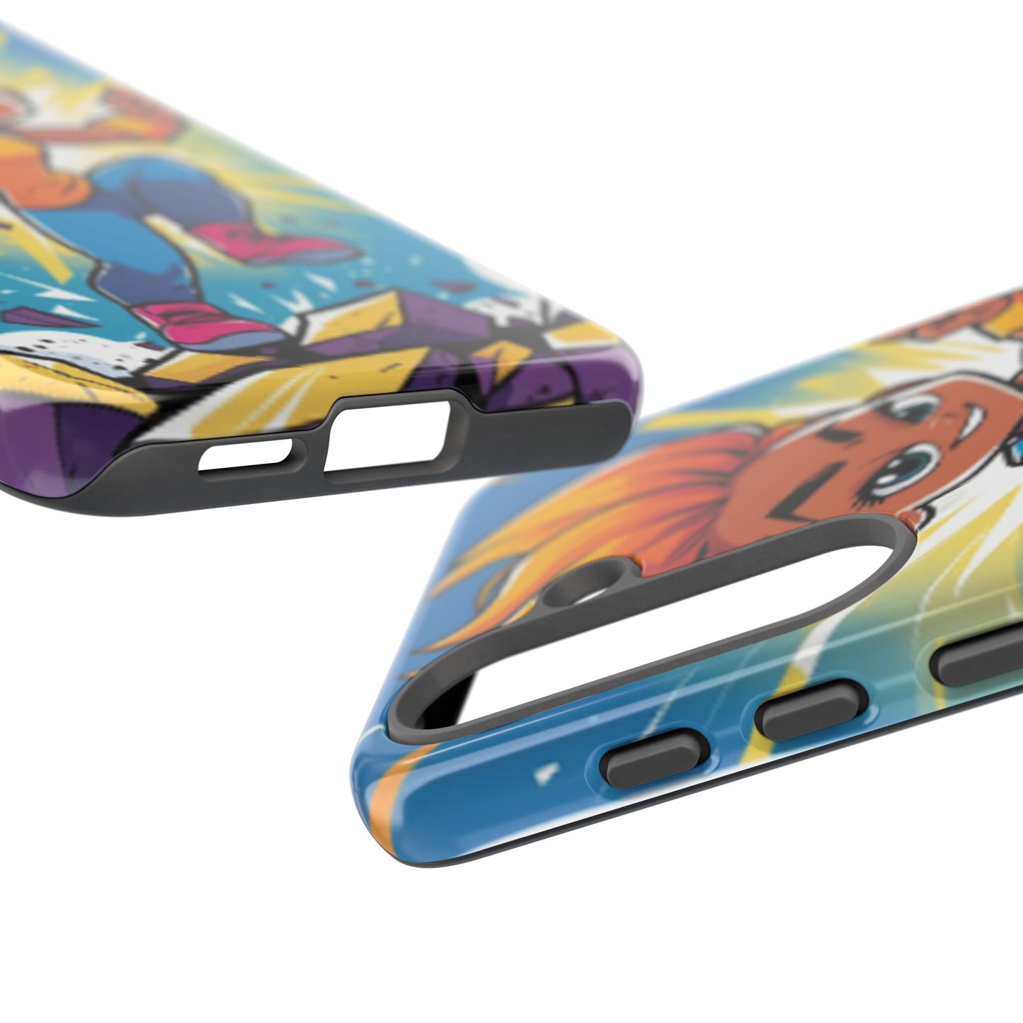 Phone Case — Bold Superhero Girl Design ("Tough Cases")