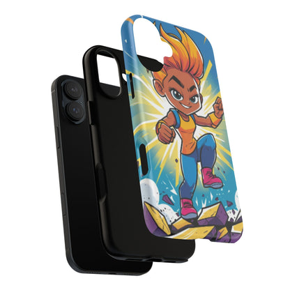 Phone Case — Bold Superhero Girl Design ("Tough Cases")