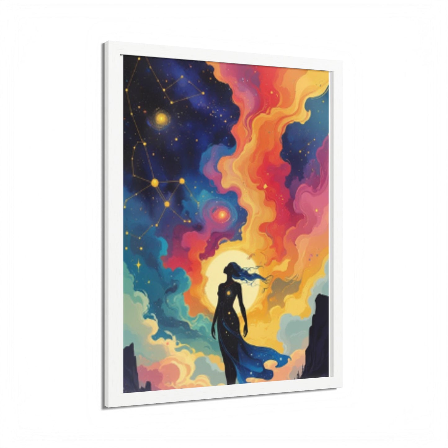 Framed Poster, Multi-Color