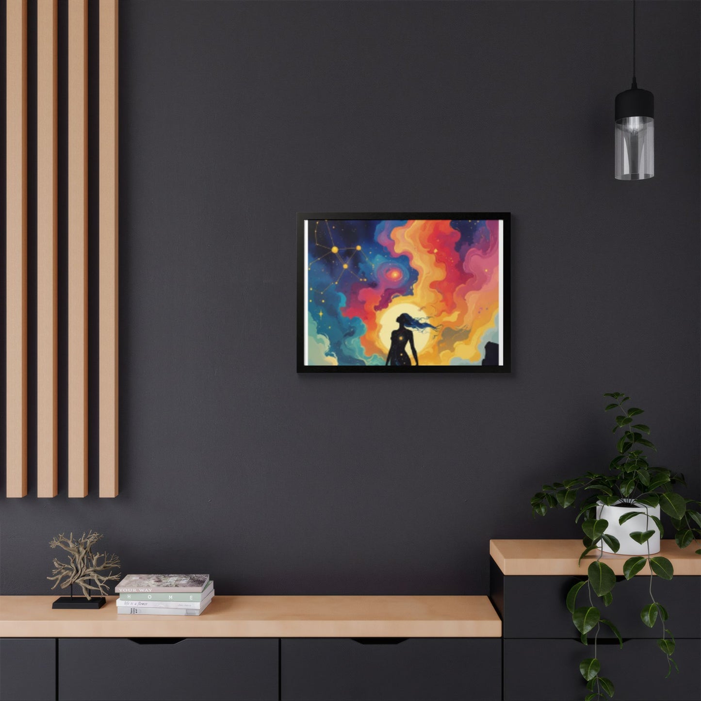 Framed Poster, Multi-Color