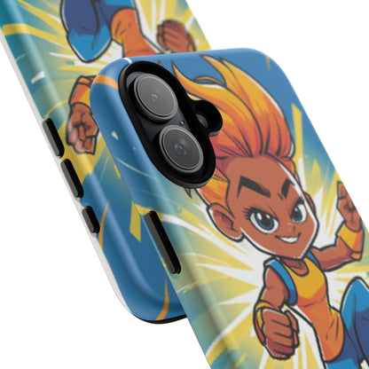 Phone Case — Bold Superhero Girl Design ("Tough Cases")