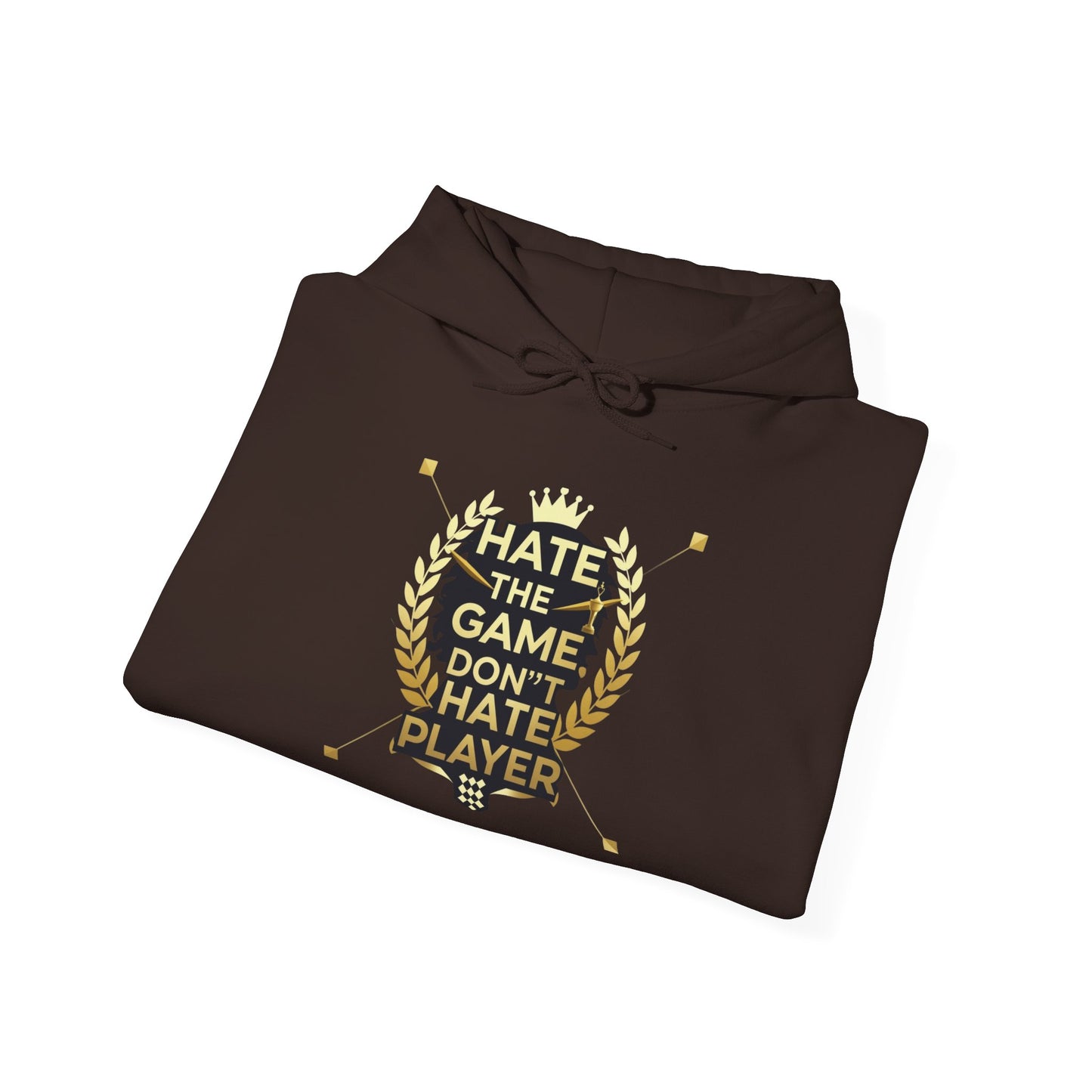 Hate the Game Don’t Hate the Player Hoodie — Gamer Quote Pullover