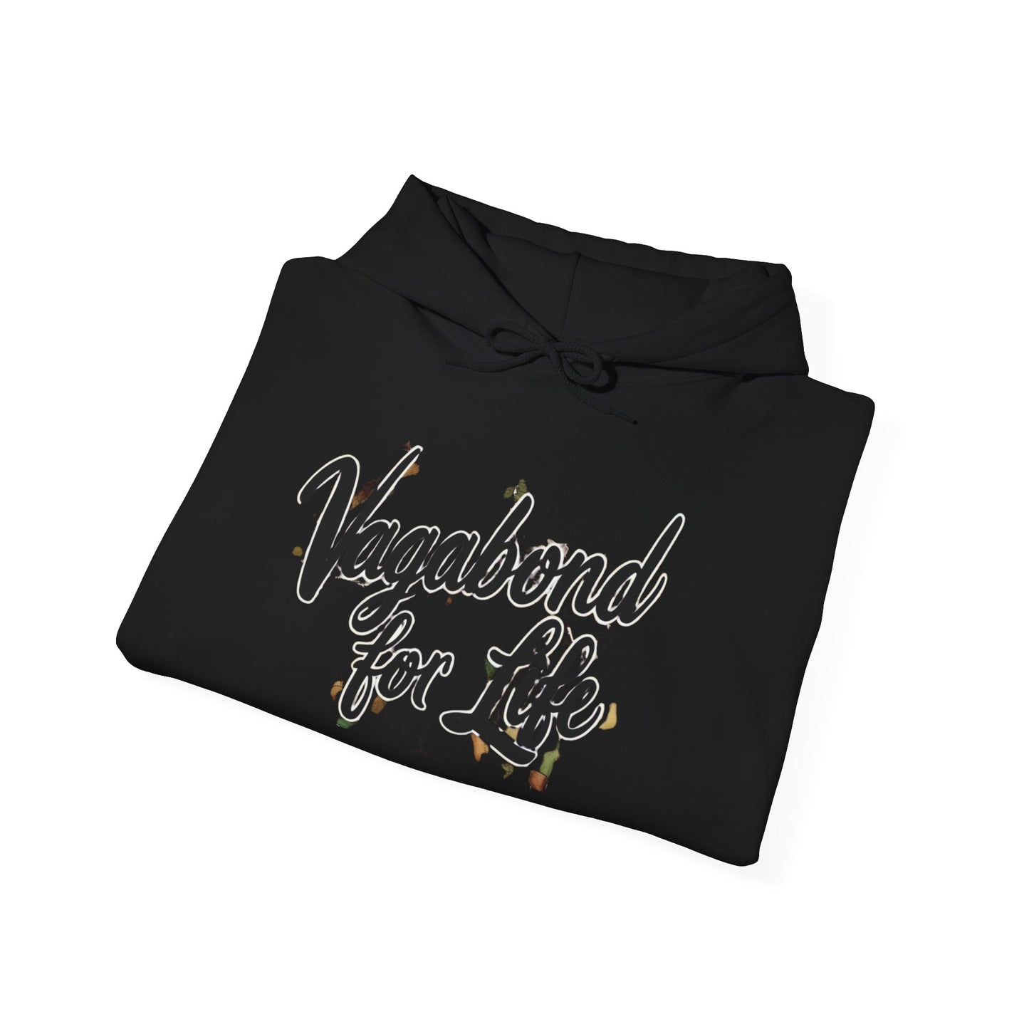 Vagabond for Life Hoodie — Vintage Wanderer Graphic Travel Hoodie