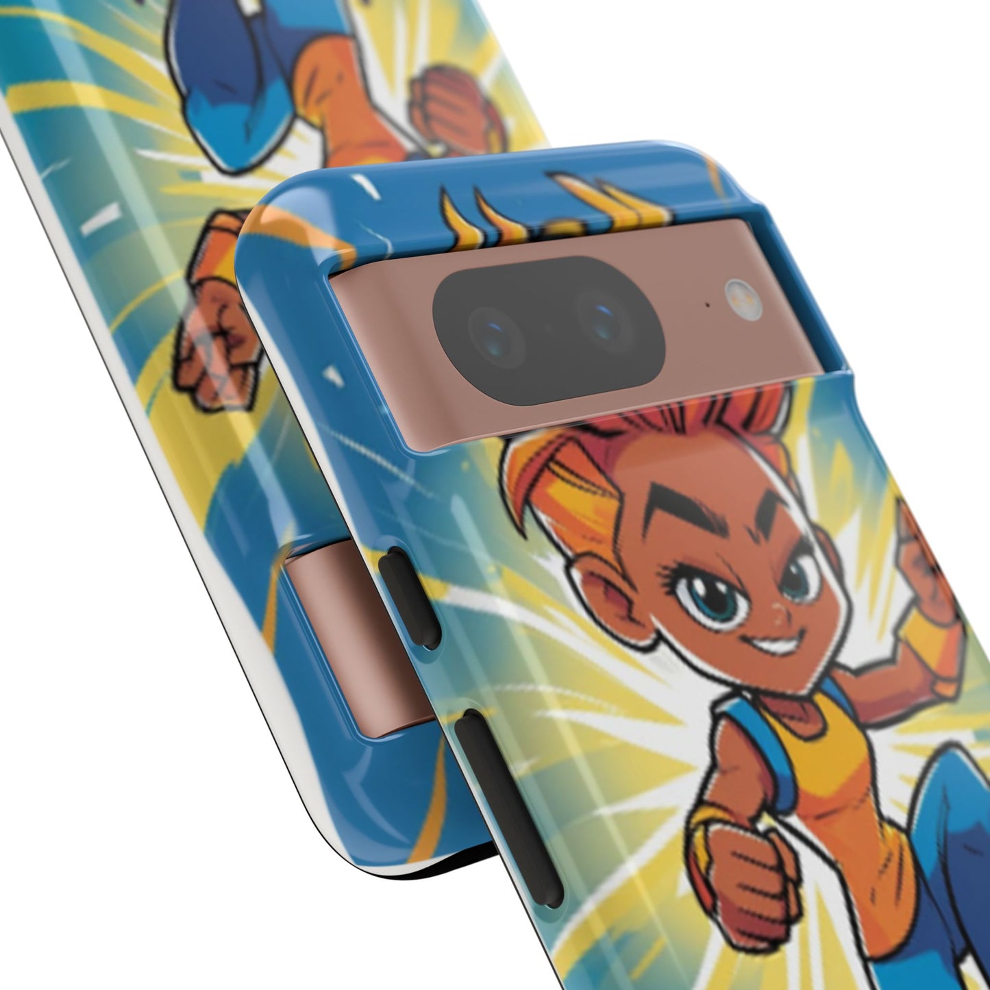 Phone Case — Bold Superhero Girl Design ("Tough Cases")