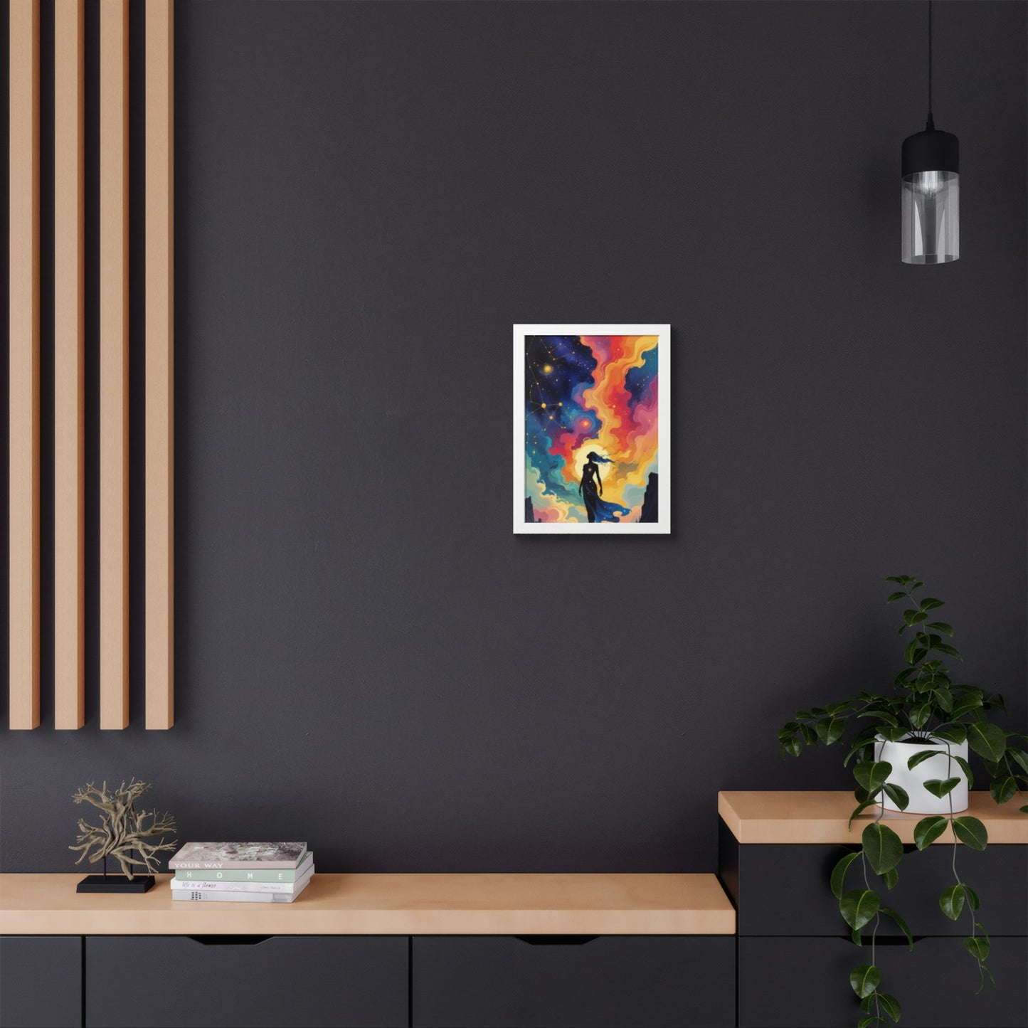 Framed Poster, Multi-Color